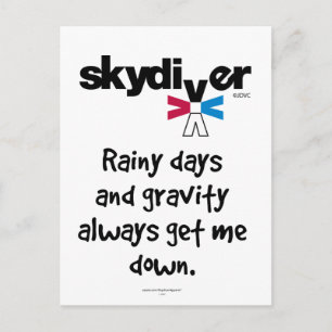Rainy Days and Gravity Postcard