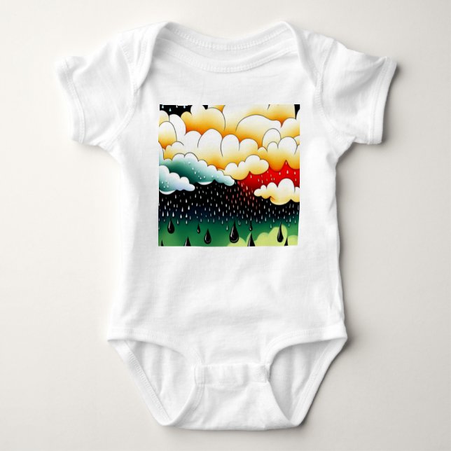 Rainy Days Baby Bodysuit (Front)