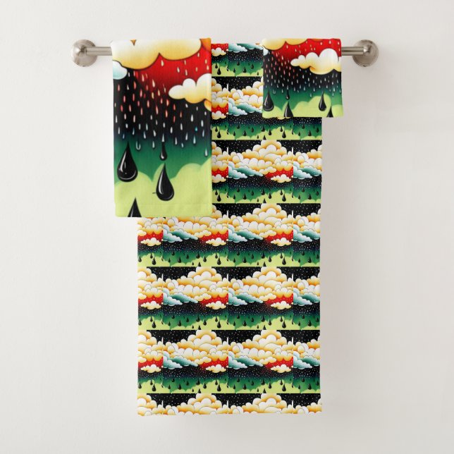 Rainy Days Bath Towel Set (Insitu)