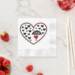 Rainy Days Can't Stop Love Napkin