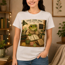 Rainy Days Cosy Days Frog Reading Book Long Sleeve