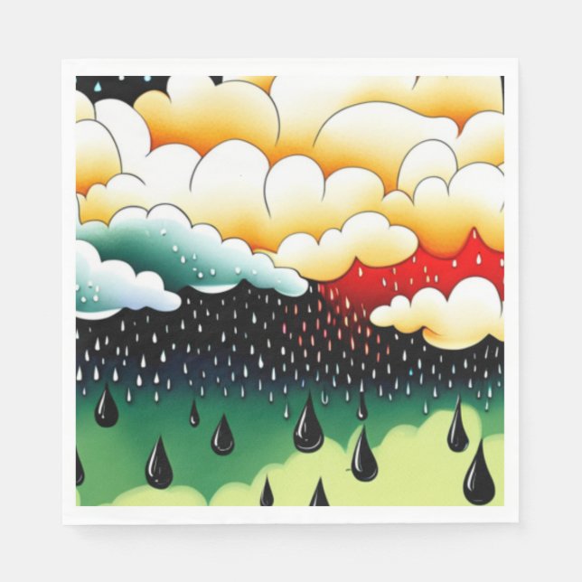 Rainy Days Napkin (Front)