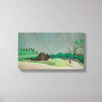 Rainy Morning Henri Rousseau, Vintage Fine Art
