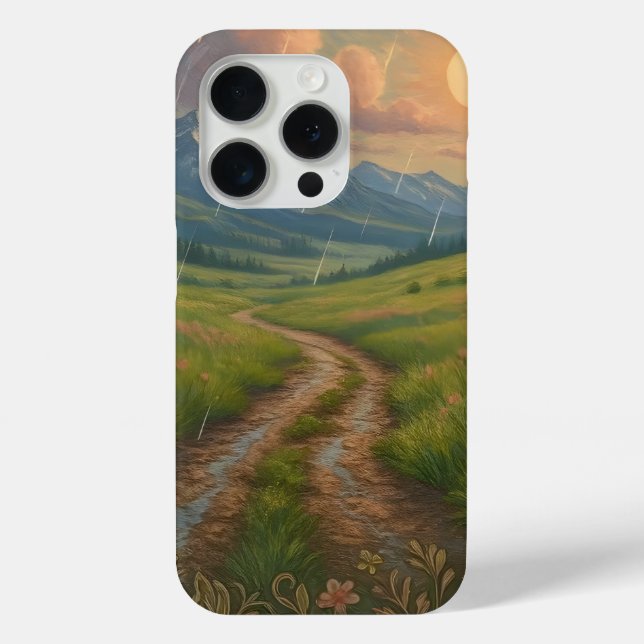 Rainy Mountain Morning Case-Mate iPhone Case (Back)