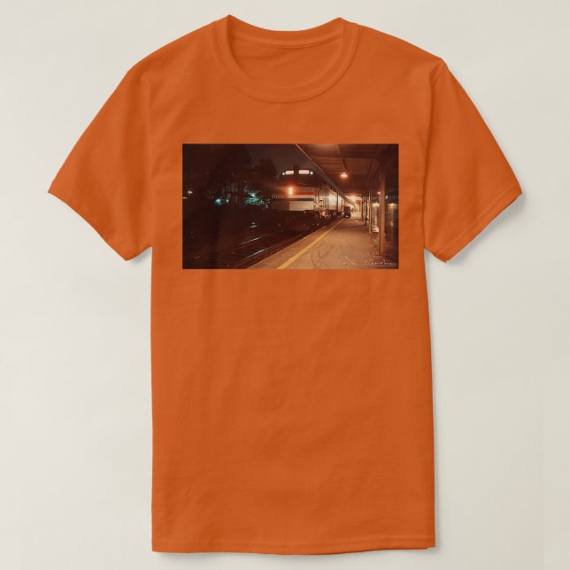 Rainy New Years Eve T-Shirt (Design Front)