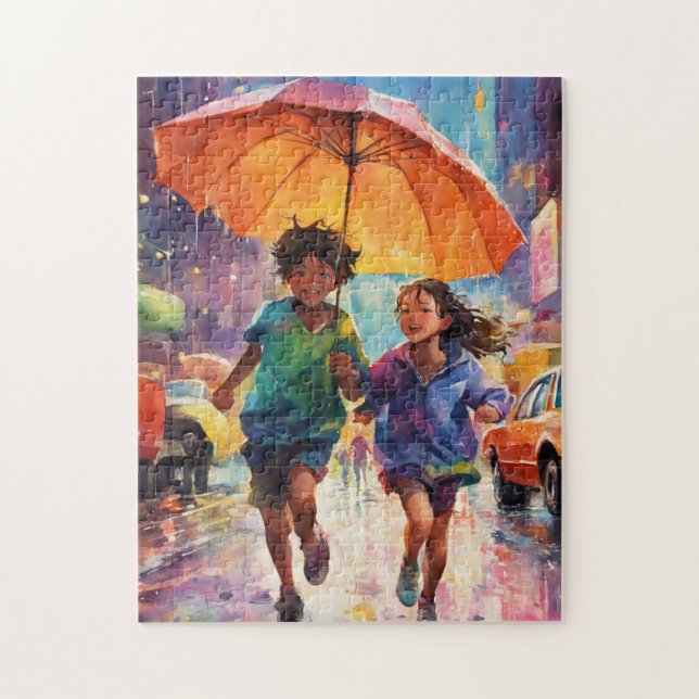Rainy Rendezvous: Puzzle Adventure (Vertical)