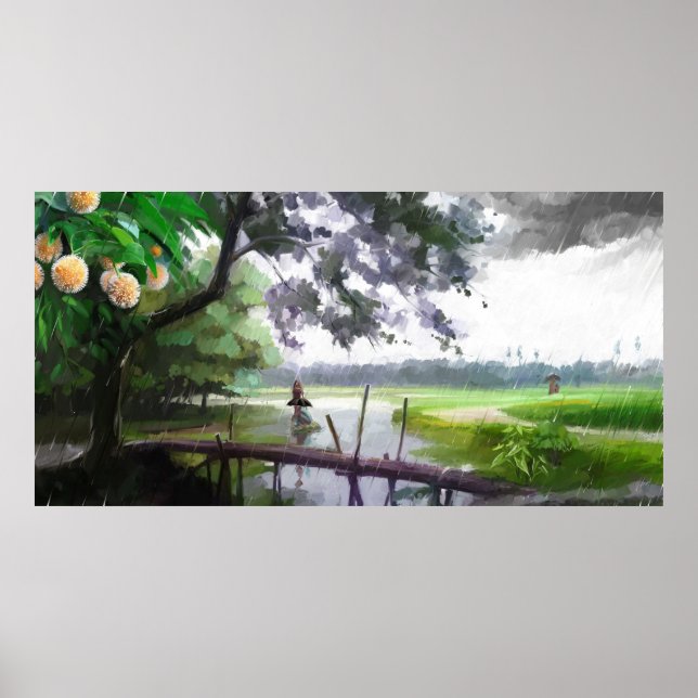 Rainy Season in Bangladesh Poster (Front)