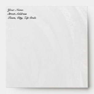 Rainy Sky Grey and Black Monogram Envelopes