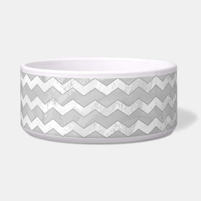 Rainy Sky Grey Chevron Pattern (Right)