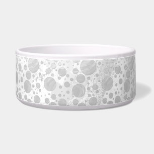 Rainy Sky Grey Polka Dots