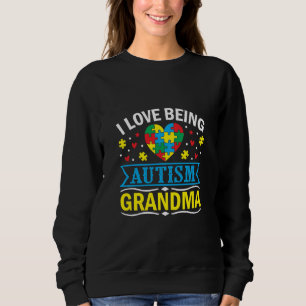 raise awareness about autism, Proud autism grandma Sweatshirt