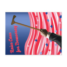 Raise Cane Democracy Postcard