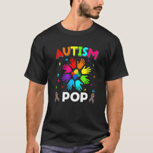 Raise Hand Autism Awareness Pop Family Support Aut T-Shirt