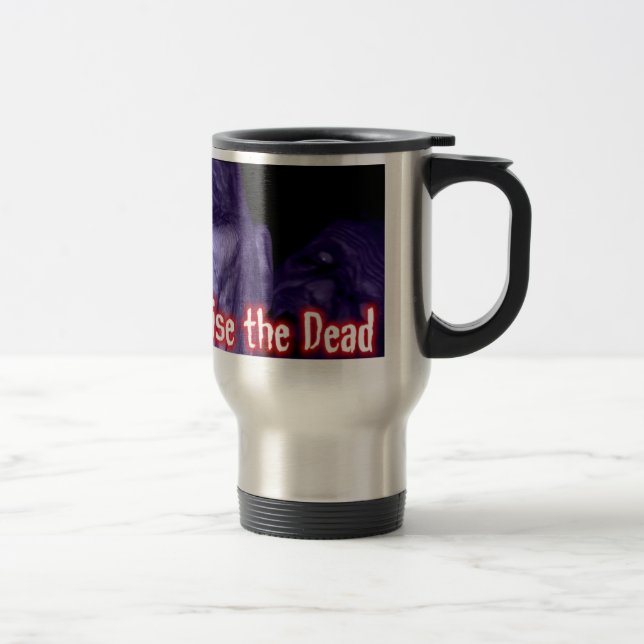 Raise the Dead - Stainless Steel Logo Travel Mug (Right)