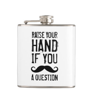 Raise Your Hand Hip Flask