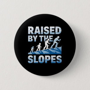 Raised  6 cm round badge