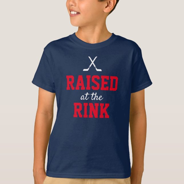 Raised at the Rink Hockey T-Shirt (Front)