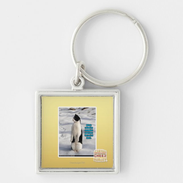 Raised by Penguins Key Ring (Front)