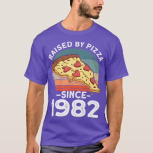 Raised By Pizza Birthday Decorations Party Ideas S T-Shirt