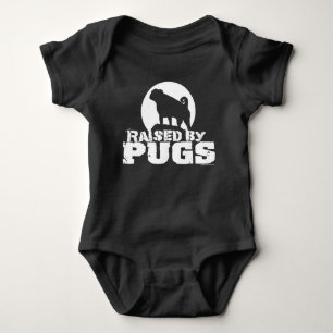 RAISED By PUGS Baby Bodysuit