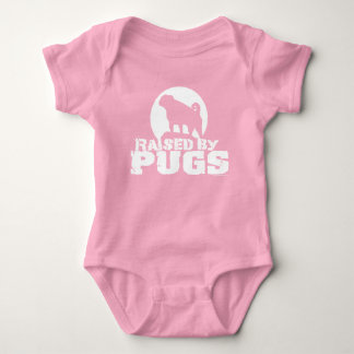 RAISED By PUGS Baby Bodysuit
