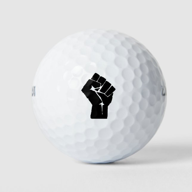Raised Clenched Fist Golf Balls (Front)