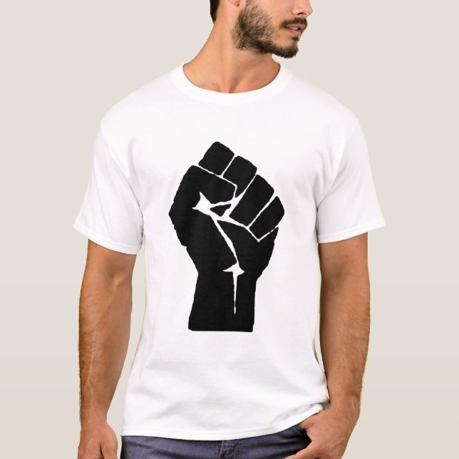 Raised Clenched Fist T-Shirt (Front)