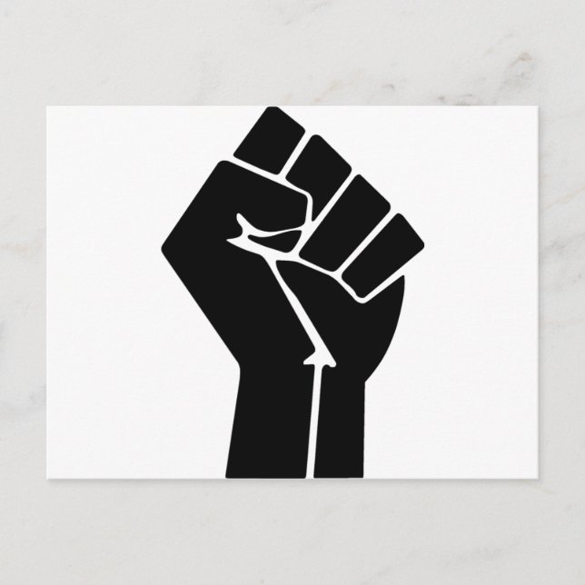 Raised Fist / Black Power Symbol Postcard (Front)