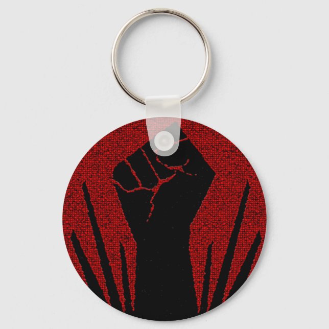 Raised Fist Keychain (Front)