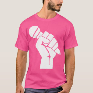 Raised Fist Mc Revolutionary Hip Hop T-Shirt
