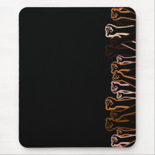Raised Fists Mouse Pad