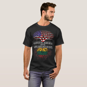 Raised In America With Lithuanian Roots T-Shirt