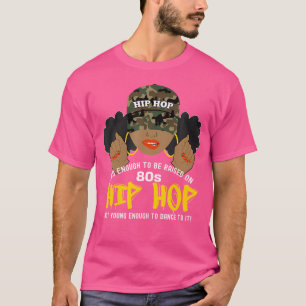 Raised On Old School 80S Hip Hop African American T-Shirt
