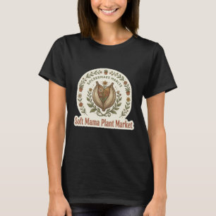 Raised on Plants and Love Retro Botanical Monstera T-Shirt