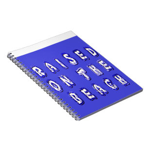 Raised On The Beach Spiral Notebook