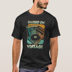 Raised On Vintage Trap Music Rap 2 T-Shirt