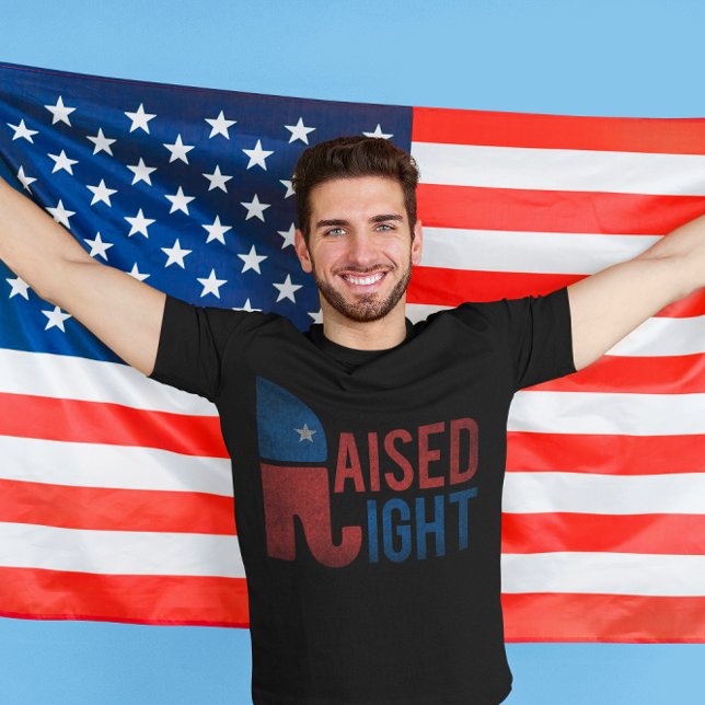 Raised Right Vintage Republican T-Shirt (Creator Uploaded)