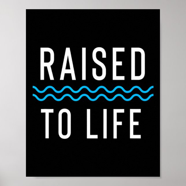 Raised To Life New Christian Baptism 1 _1  Poster (Front)