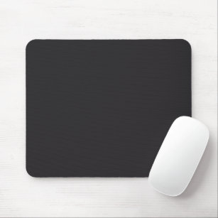Raisin Black Solid Colour Mouse Pad