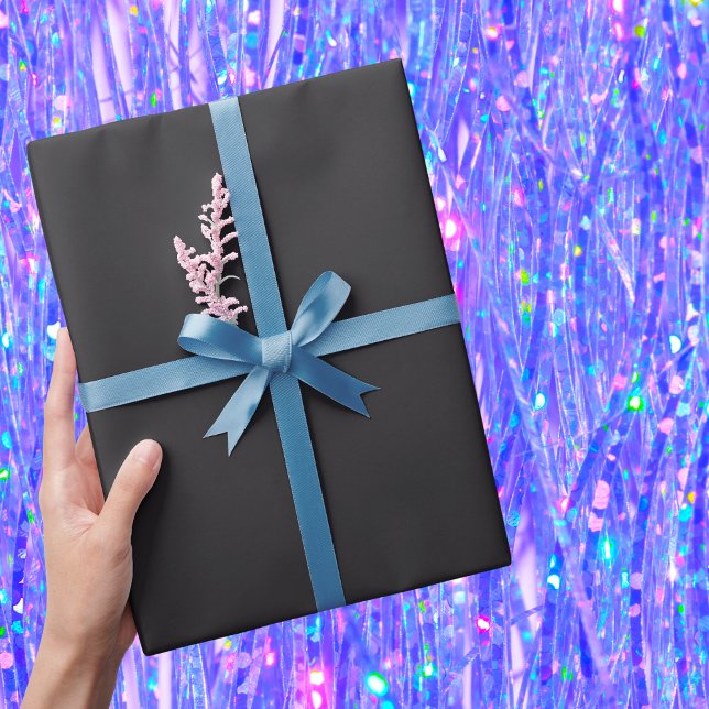 Raisin Black Solid Colour Wrapping Paper (Creator Uploaded)