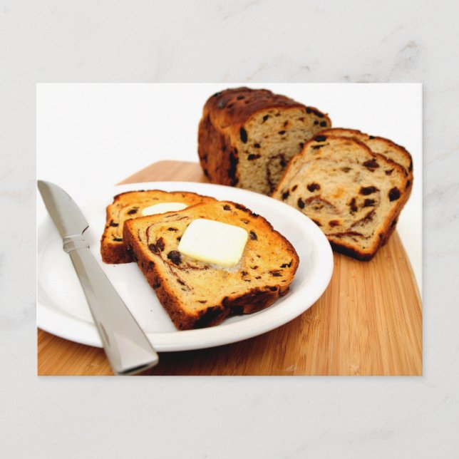 Raisin Bread And Cinnamon Postcard (Front)