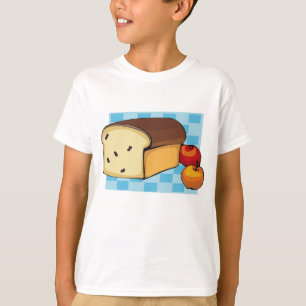 Raisin Bread Loaf and Red Apples T-Shirt