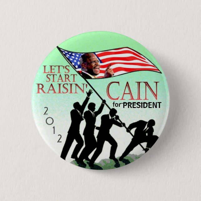 Raisin' Cain 2012 6 Cm Round Badge (Front)