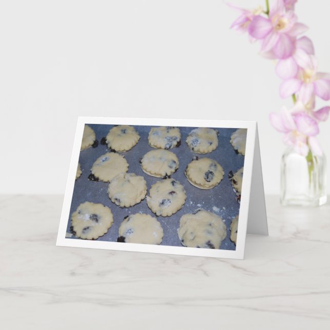Raisin Scones Card (Orchid)