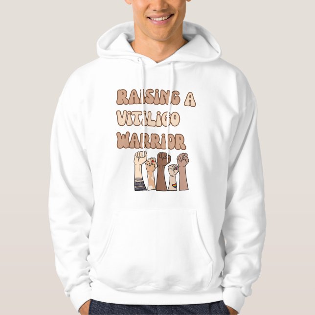 Raising a Vitiligo Warrior – Self Love, Strength & Hoodie (Front)