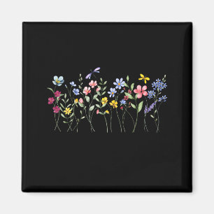 Raising A Wildflower Mom Matching Botanical _1 Magnet