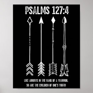 Raising Arrows Psalm 127;4 Mothers Day Christian B Poster