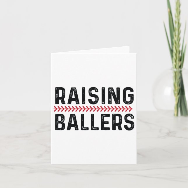 Raising Byllers Funny Mum Bysebyll  Card (Front)