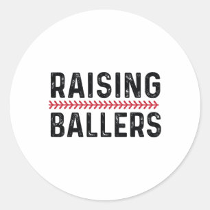 Raising Byllers Funny Mum Bysebyll Classic Round Sticker