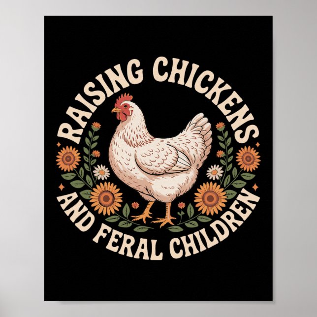 Raising Chickens And Feral Children  Poster (Front)
